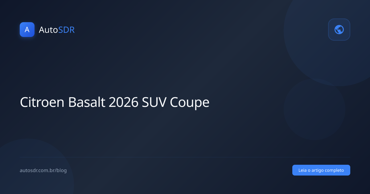 Citroen Basalt 2026 SUV coupe compacto