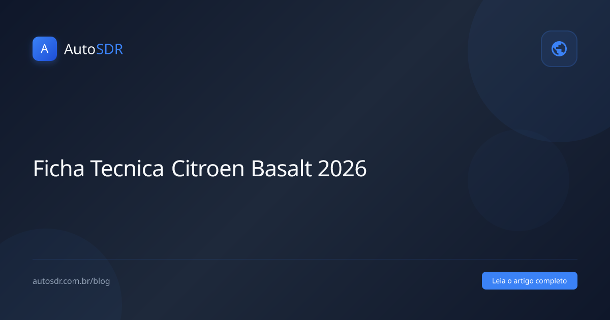 Ficha tecnica do Citroen Basalt 2026
