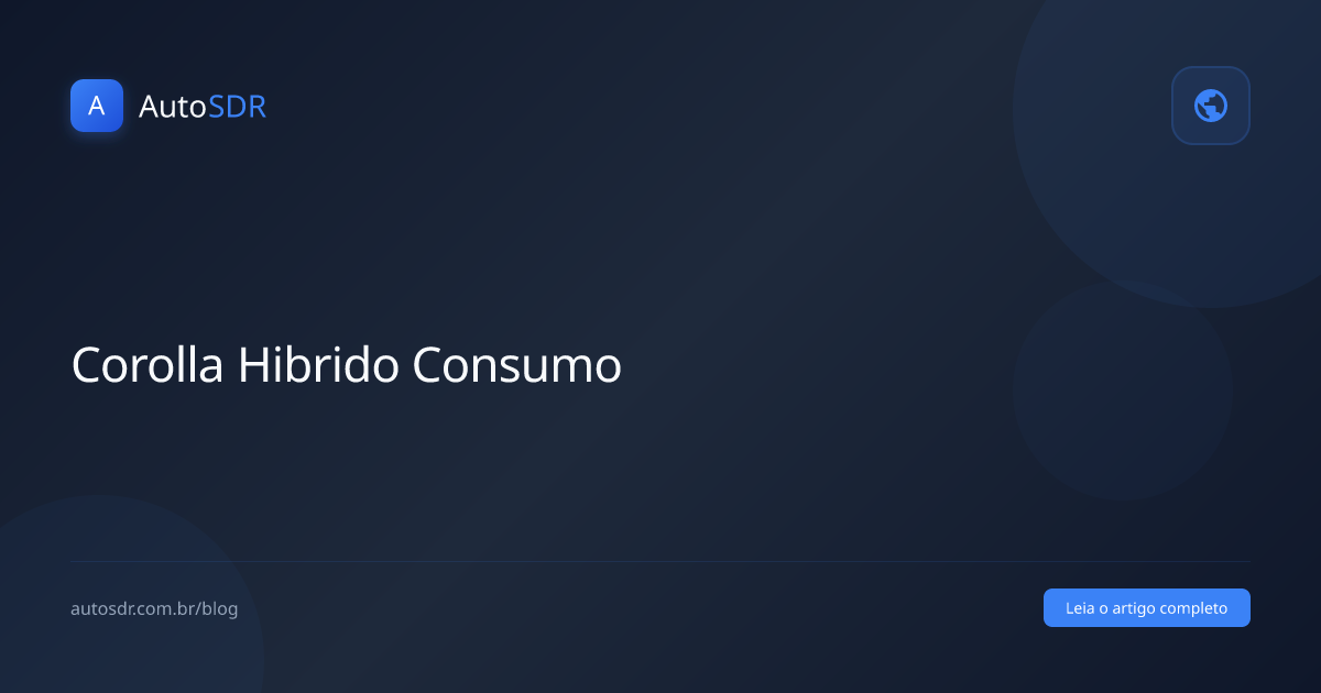 Consumo do Toyota Corolla hibrido 2026
