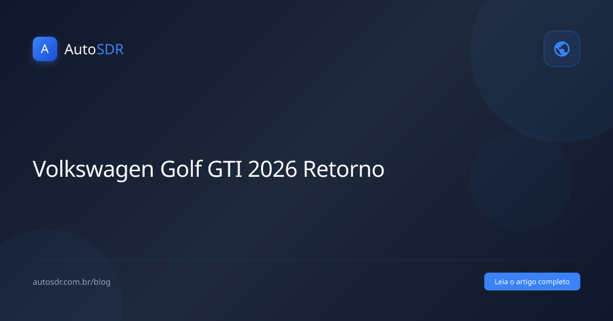 Volkswagen Golf GTI 2026 hot hatch